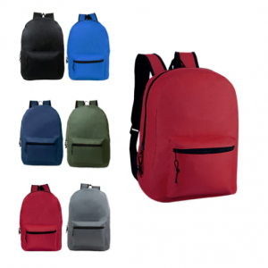 17-inch Backpack for school - 6 Colors