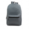 Grey 17 Inch Backpack for school