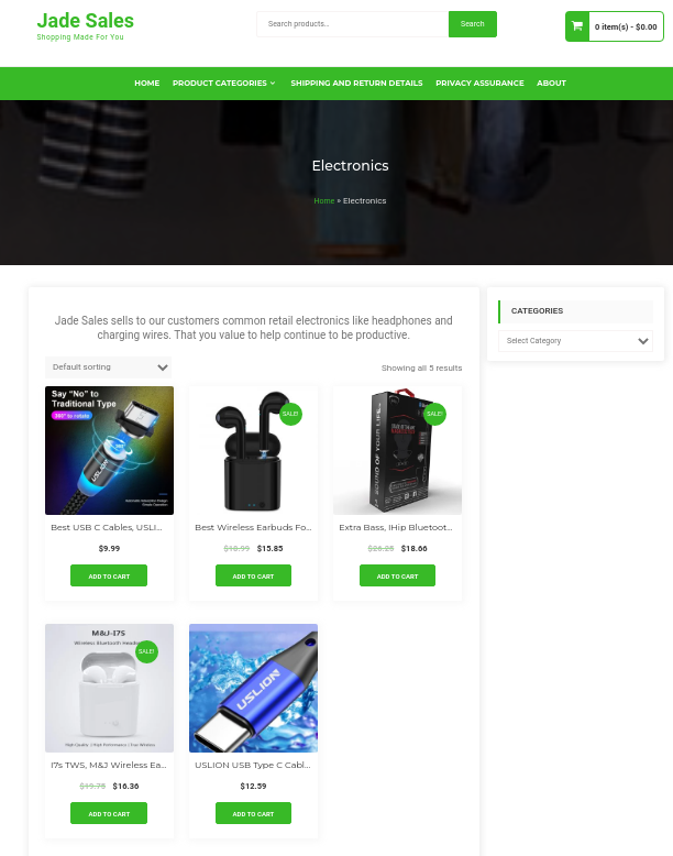 Ecommerce Shop