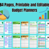 ACE Style Printable and Editable Budget Planners