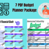 ACE Style Printable and Editable Budget Planners