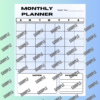 Printable PDF Schedule Planners - Daily Planner, Weekly Planner